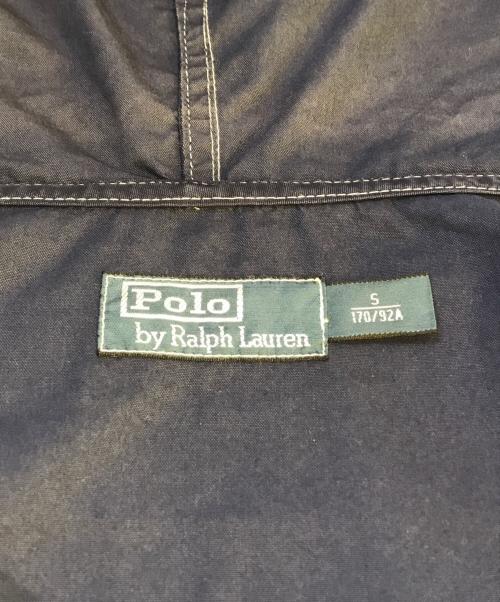 POLO RALPH LAUREN（ポロ・ラルフローレン）POLO RALPH LAUREN (ポロ・ラルフローレン) 刺繍ロゴジップアップジャケット　1440853WHSS ネイビー サイズ:Sの古着・服飾アイテム