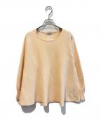 La TOTALITEラ ト―タリテ）の古着「ウォッシャブルペプラムニットプルオーバー」｜アイボリー