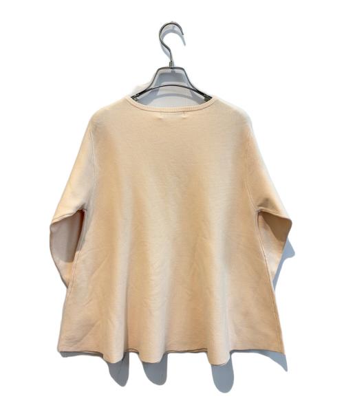 La TOTALITE（ラ ト―タリテ）La TOTALITE (ラ ト―タリテ) ウォッシャブルペプラムニットプルオーバー アイボリー サイズ:FREE 未使用品の古着・服飾アイテム