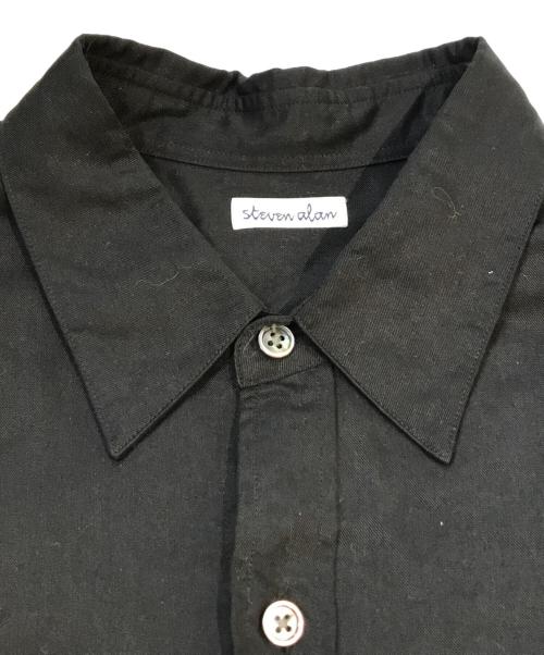 STEVEN ALAN（スティーブンアラン）STEVEN ALAN (スティーブンアラン) シャツ ブラック サイズ:Mの古着・服飾アイテム