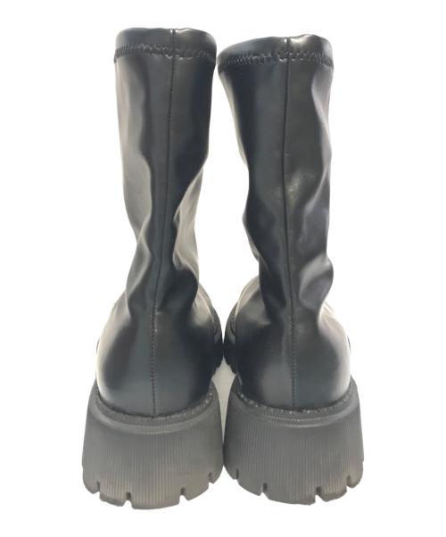 UNITED ARROWS TOKYO（ユナイテッドアローズトウキョウ）UNITED ARROWS TOKYO (ユナイテッドアローズトウキョウ) ストレッチ レインブーツ　1731-699-9076 ブラック サイズ:38の古着・服飾アイテム
