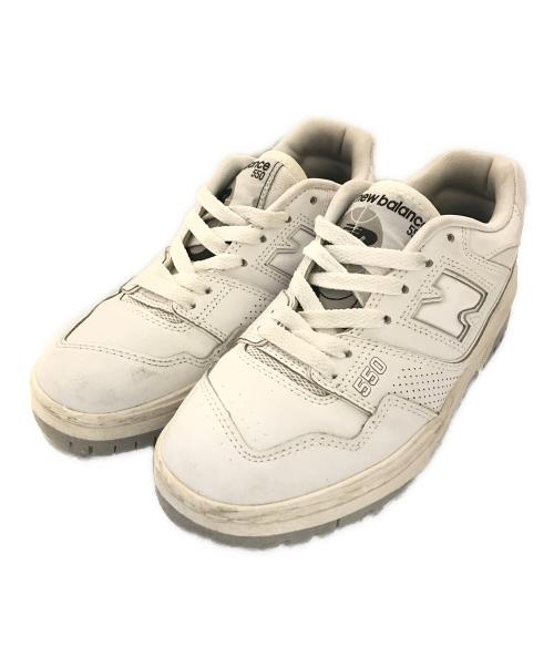 NEW BALANCE（ニューバランス）NEW BALANCE (ニューバランス) ローカットスニーカー　BB550PB1 ホワイト サイズ:23の古着・服飾アイテム