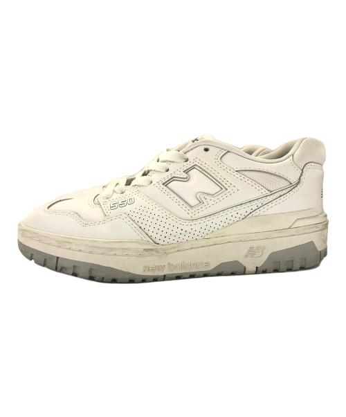 NEW BALANCE（ニューバランス）NEW BALANCE (ニューバランス) ローカットスニーカー　BB550PB1 ホワイト サイズ:23の古着・服飾アイテム