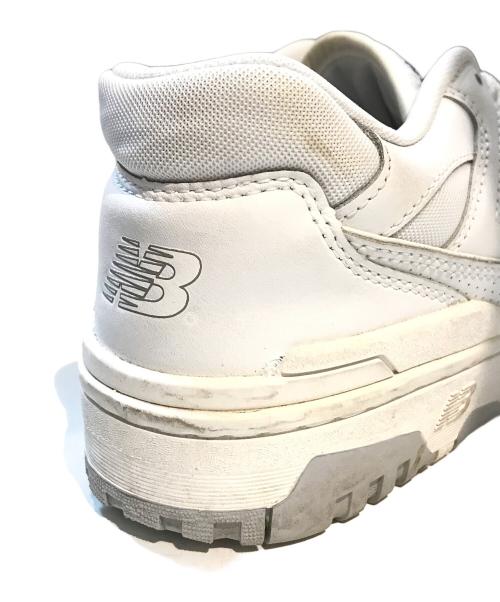 NEW BALANCE（ニューバランス）NEW BALANCE (ニューバランス) ローカットスニーカー　BB550PB1 ホワイト サイズ:23の古着・服飾アイテム