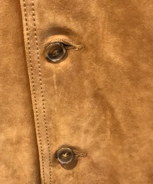 Junhashimoto（ジュンハシモト）junhashimoto (ジュンハシモト) ゴートスウェードJKT　NUC51LO0094SH ブラウン サイズ:Lの古着・服飾アイテム