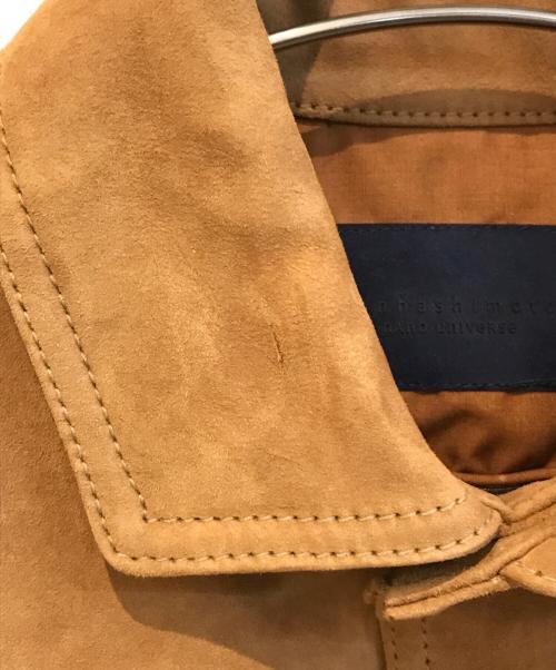 Junhashimoto（ジュンハシモト）junhashimoto (ジュンハシモト) ゴートスウェードJKT　NUC51LO0094SH ブラウン サイズ:Lの古着・服飾アイテム