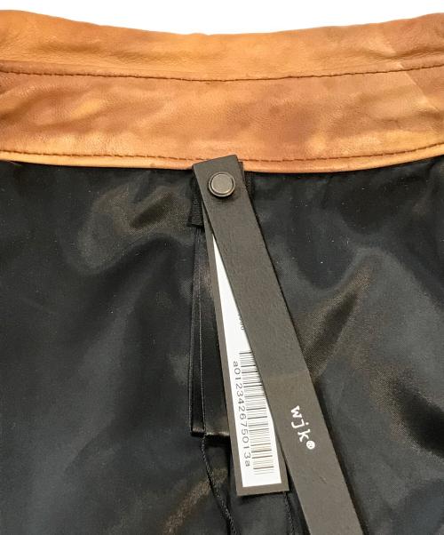 wjk（ダブルジェイケー）wjk (ダブルジェイケー) ホースハイドA-2ジャケット　2112 hl07u ブラウン サイズ:Ｌの古着・服飾アイテム