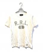 RRLダブルアールエル）の古着「カプセルロゴ染み込みTシャツ」｜ホワイト