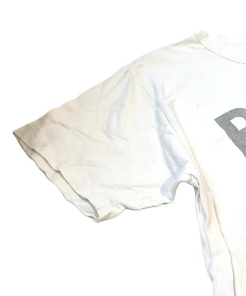 RRL（ダブルアールエル）RRL (ダブルアールエル) カプセルロゴ染み込みTシャツ ホワイト サイズ:Lの古着・服飾アイテム