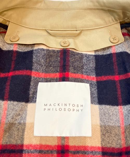 MACKINTOSH PHILOSOPHY（マッキントッシュ フィロソフィー）MACKINTOSH PHILOSOPHY (マッキントッシュ フィロソフィー) ライナー付ステンカラーコート　H1C11-407-44 ベージュ サイズ:36の古着・服飾アイテム