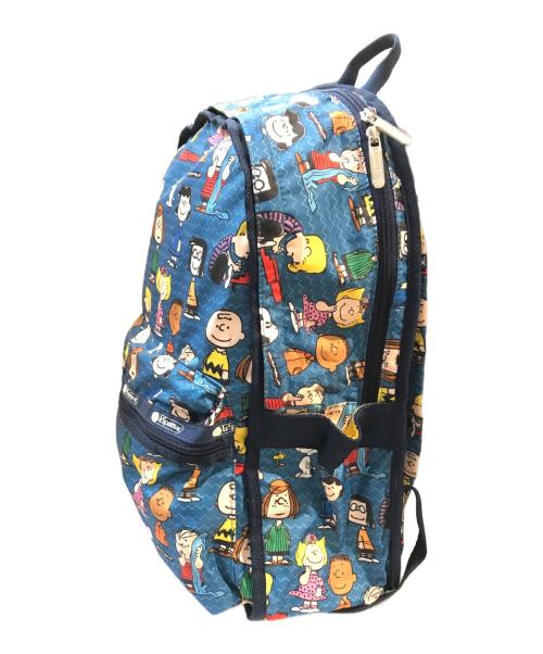 LeSportsac（レスポートサック）LeSportsac (レスポートサック) オールスター ピーナッツリュック ブルーの古着・服飾アイテム