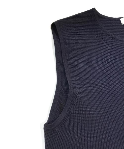 NOLLEY'S（ノーリーズ）NOLLEY'S (ノーリーズ) フリル付きペプラムベスト 5-0035-1-02-001 ネイビー サイズ:Mの古着・服飾アイテム