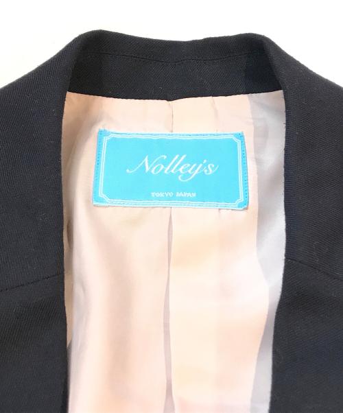 NOLLEY'S（ノーリーズ）NOLLEY'S (ノーリーズ) ストレッチツイルダブルジャケット 4-0035-5-05-004 ネイビー サイズ:XSの古着・服飾アイテム
