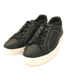 LANVIN COLLECTION（ランバンコレクション）の古着「レースアップスニーカー」｜ブラック