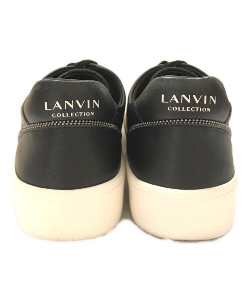 LANVIN COLLECTION（ランバンコレクション）LANVIN COLLECTION (ランバンコレクション) レースアップスニーカー ブラック サイズ:22 1/2の古着・服飾アイテム