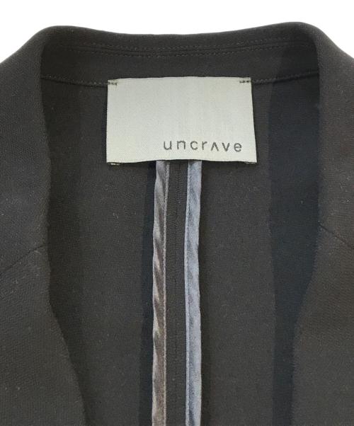 uncrave（アンクレイヴ3.）uncrave (アンクレイヴ3.) ウォッシャブルダブルクロス /ジャケット ブラック サイズ:1の古着・服飾アイテム