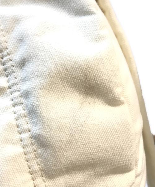POLO RALPH LAUREN（ポロ・ラルフローレン）POLO RALPH LAUREN (ポロ・ラルフローレン) ロゴ刺繍キャンバスバックパック アイボリーの古着・服飾アイテム