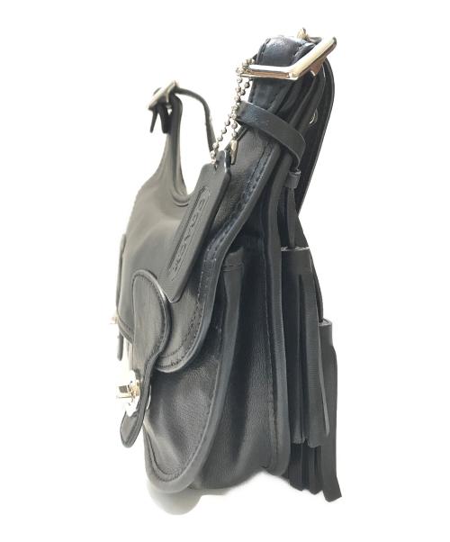 COACH（コーチ）COACH (コーチ) レガシーアマンダレザーショルダーバッグ　19925 ブラックの古着・服飾アイテム