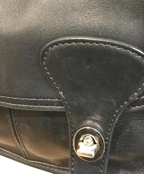 COACH（コーチ）COACH (コーチ) レガシーアマンダレザーショルダーバッグ　19925 ブラックの古着・服飾アイテム