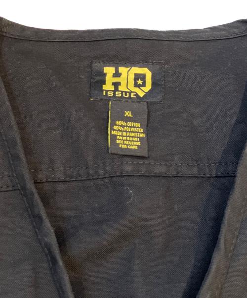 HQ ISSUE（エイチキューイシュー）HQ ISSUE (エイチキューイシュー) フィッシングベスト ブラック サイズ:XLの古着・服飾アイテム