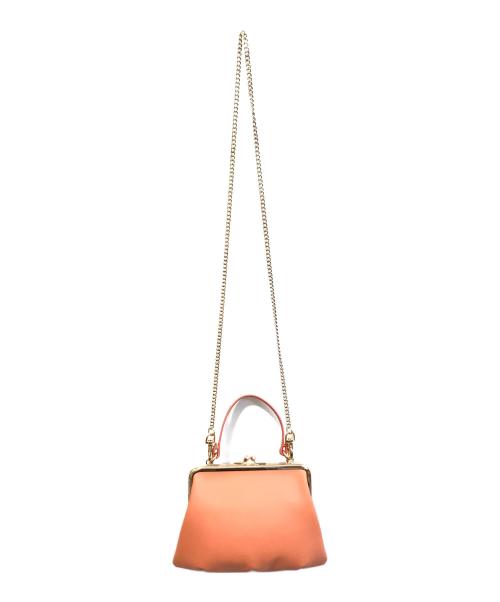 Vivienne Westwood（ヴィヴィアンウエストウッド）Vivienne Westwood (ヴィヴィアンウエストウッド) がま口チェーンショルダーバッグ オレンジの古着・服飾アイテム