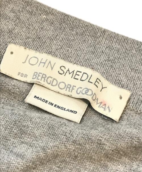 JOHN SMEDLEY（ジョンスメドレー）JOHN SMEDLEY (ジョンスメドレー) ニットポロシャツ グレー サイズ:表記無しの古着・服飾アイテム