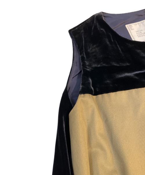 sacai（サカイ）sacai (サカイ) ベロアノースリーブワンピース　13-02033 ブラック サイズ:Sの古着・服飾アイテム