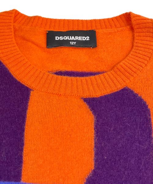 DSQUARED2（ディースクエアード）DSQUARED2 (ディースクエアード) ニット マルチカラー サイズ:140ｃｍの古着・服飾アイテム