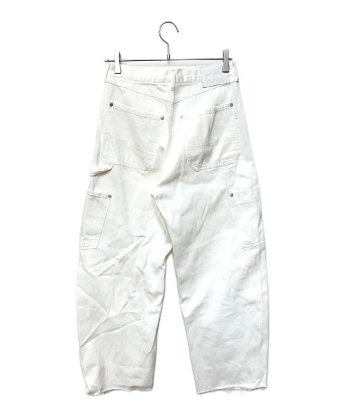 DU JOUR（デュ ジュール）DU JOUR (デュ ジュール) BARREL PAINTER JEAN　25030700186040 ホワイト サイズ:38の古着・服飾アイテム