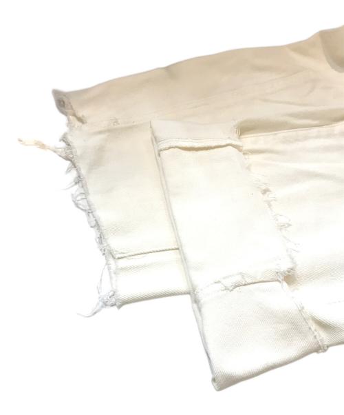 DU JOUR（デュ ジュール）DU JOUR (デュ ジュール) BARREL PAINTER JEAN　25030700186040 ホワイト サイズ:38の古着・服飾アイテム
