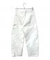 DU JOUR (デュ ジュール) BARREL PAINTER JEAN　25030700186040 ホワイト サイズ:38：5000円