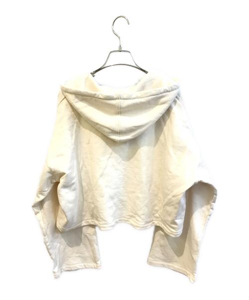 BASERANGE（ベースレンジ）BASERANGE (ベースレンジ) オーガニックコットンクロップドパーカー アイボリー サイズ:表記なしの古着・服飾アイテム