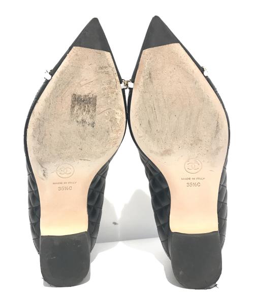 CHANEL（シャネル）CHANEL (シャネル) キルティングパンプス G39641 ブラック サイズ:SIZE 35 1/2Cの古着・服飾アイテム