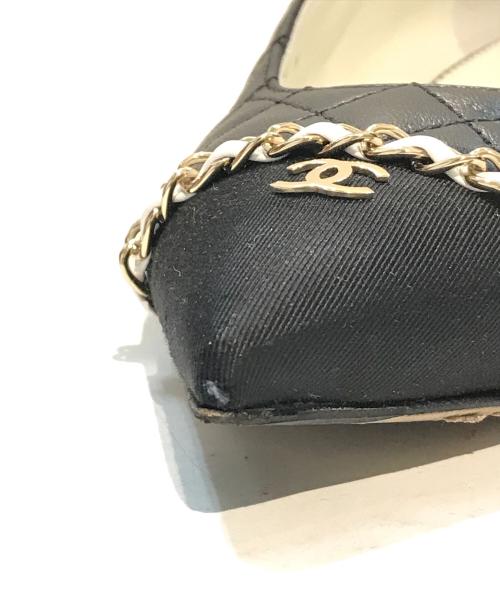 CHANEL（シャネル）CHANEL (シャネル) キルティングパンプス G39641 ブラック サイズ:SIZE 35 1/2Cの古着・服飾アイテム