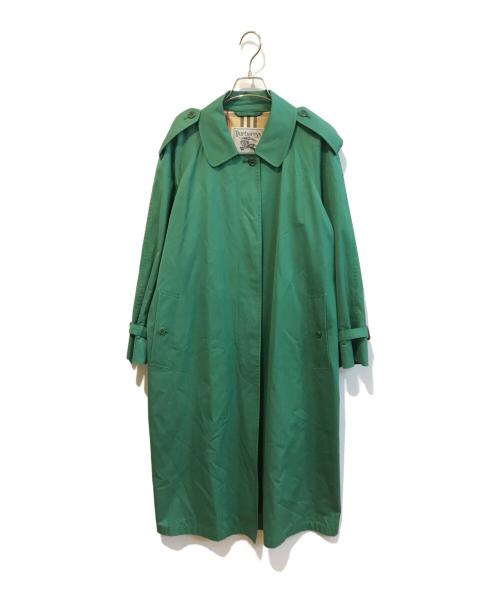 BURBERRY（バーバリー）BURBERRY (バーバリー) ステンカラーコート FDA25-010-60 グリーン サイズ:9ARの古着・服飾アイテム