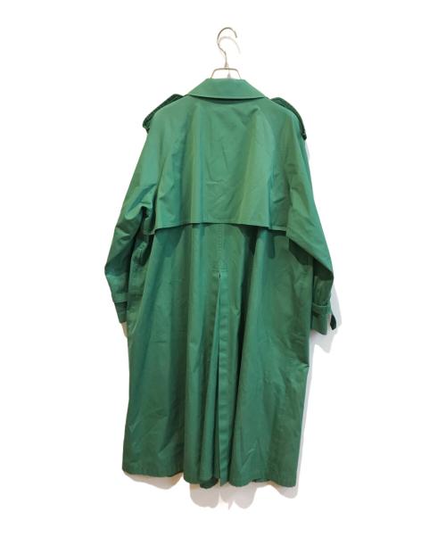 BURBERRY（バーバリー）BURBERRY (バーバリー) ステンカラーコート FDA25-010-60 グリーン サイズ:9ARの古着・服飾アイテム