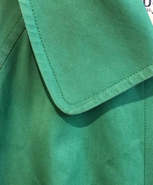 BURBERRY（バーバリー）BURBERRY (バーバリー) ステンカラーコート FDA25-010-60 グリーン サイズ:9ARの古着・服飾アイテム