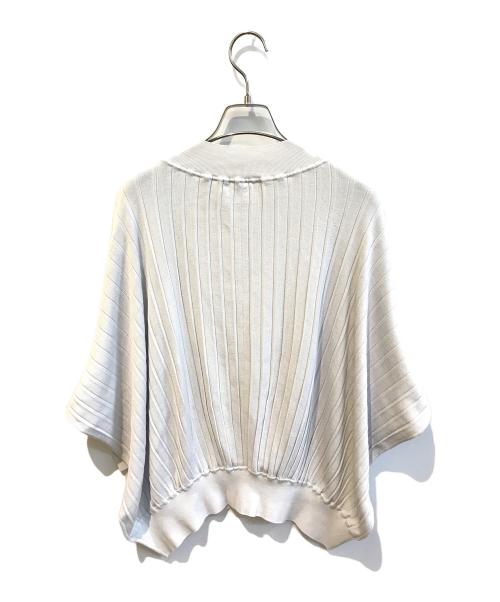 HIROKO KOSHINO（ヒロコ コシノ）HIROKO KOSHINO (ヒロコ コシノ) プリーツニットプルオーバー グレー サイズ:38の古着・服飾アイテム