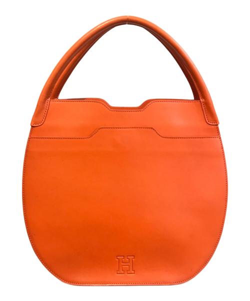 HIROFU（ヒロフ）HIROFU (ヒロフ) ハンドバッグ オレンジの古着・服飾アイテム
