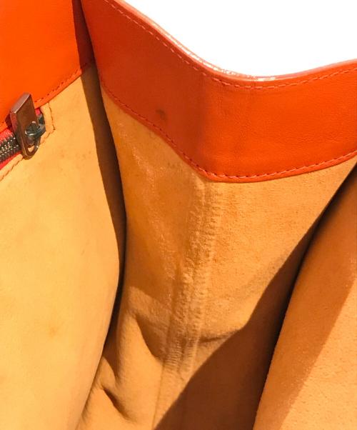 HIROFU（ヒロフ）HIROFU (ヒロフ) ハンドバッグ オレンジの古着・服飾アイテム