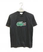 LACOSTEラコステ）の古着「ロゴTシャツ」｜ブラック