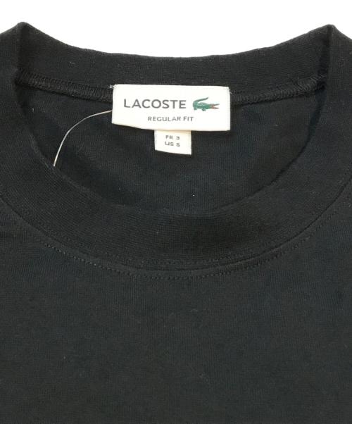 LACOSTE（ラコステ）LACOSTE (ラコステ) ロゴTシャツ ブラック サイズ:S 未使用品の古着・服飾アイテム