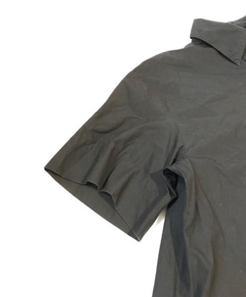 THE SHINZONE（ザ シンゾーン）THE SHINZONE (ザ シンゾーン) HEM FRILL SHIRT DRESS 22MMSOP02 ブラック サイズ:34の古着・服飾アイテム