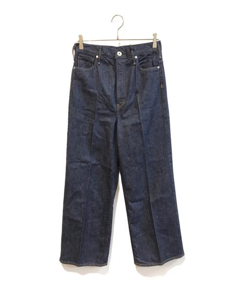 upper hights（アッパーハイツ）upper hights (アッパーハイツ) ワイドデニムパンツ 188204802BRN インディゴ サイズ:26 未使用品の古着・服飾アイテム