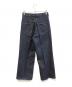upper hights (アッパーハイツ) ワイドデニムパンツ 188204802BRN インディゴ サイズ:26 未使用品：10000円
