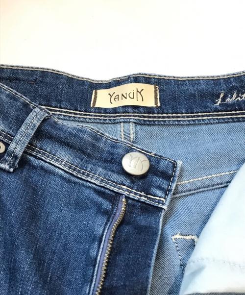 YANUK（ヤヌーク）YANUK (ヤヌーク) LILITHワイドストレート 57152072 インディゴ サイズ:W24の古着・服飾アイテム