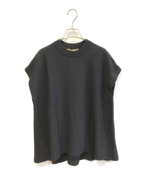 Curensology（カレンソロジー）Curensology (カレンソロジー) ニット フレアトップス CL006085ER-10 ネイビー サイズ:Freeの古着・服飾アイテム