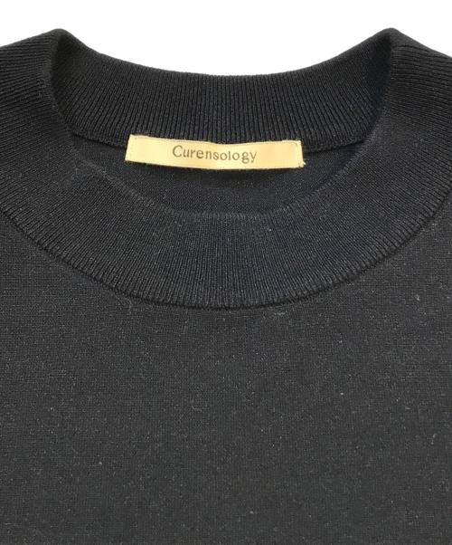 Curensology（カレンソロジー）Curensology (カレンソロジー) ニット フレアトップス CL006085ER-10 ネイビー サイズ:Freeの古着・服飾アイテム
