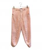 A.N.I.C areaアニックエリア）の古着「ツイードパンツ」｜ピンク