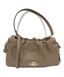 COACH（コーチ）の古着「フェイ ショルダー バッグ・ルーシング CV529」｜ブラウン